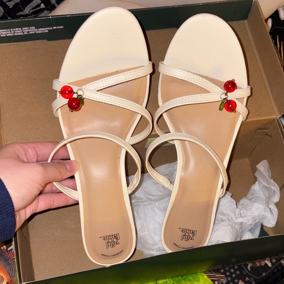 Women's Brodie Charm Strappy Heels with Memory Foam Insole - Wild Fable - Picture 4 of 4